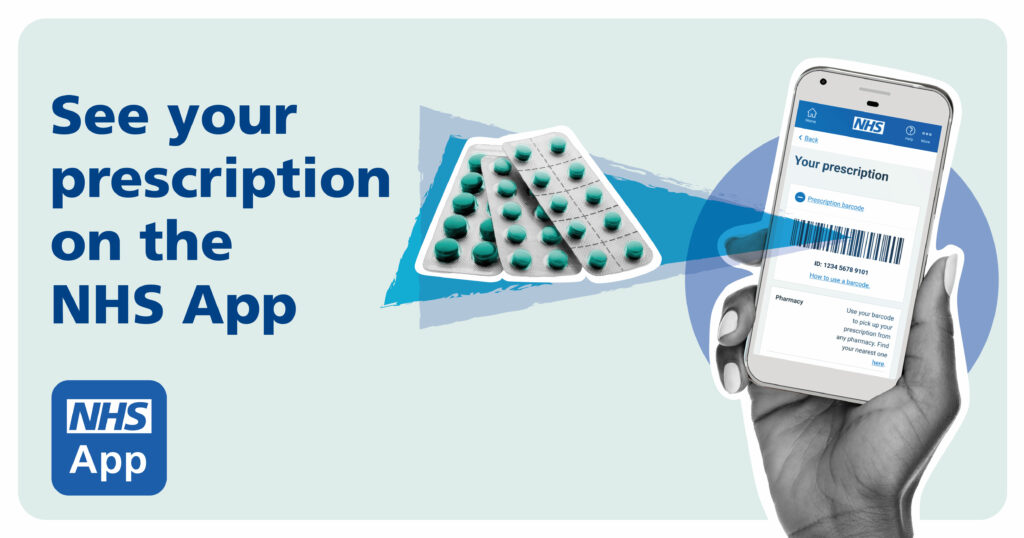 See your prescriptions on the NHS app